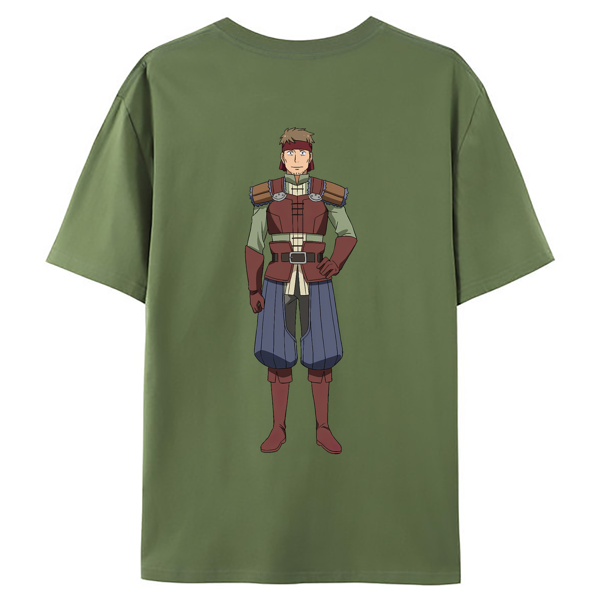 （画像用） 転スラ Regarding Reincarnated to Slime 綿100％ メンズ半袖Tシャツ（バックプリント） 通気性